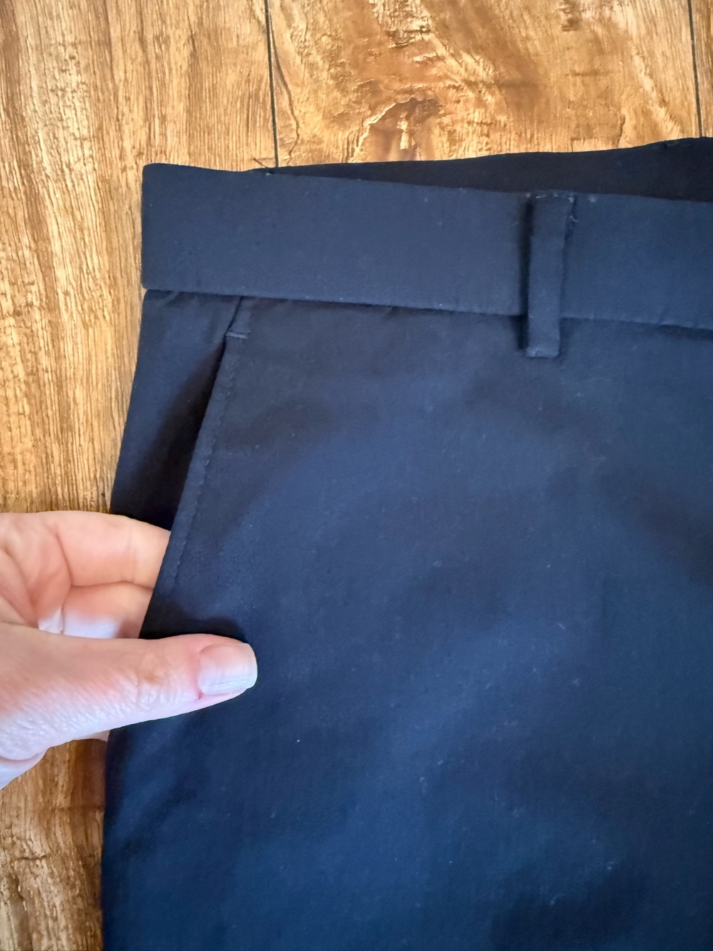 TOMMY HILFIGER Men's Classic Black Dress Pants Straight Front Slacks Size 33x32 - Picture 2 of 9